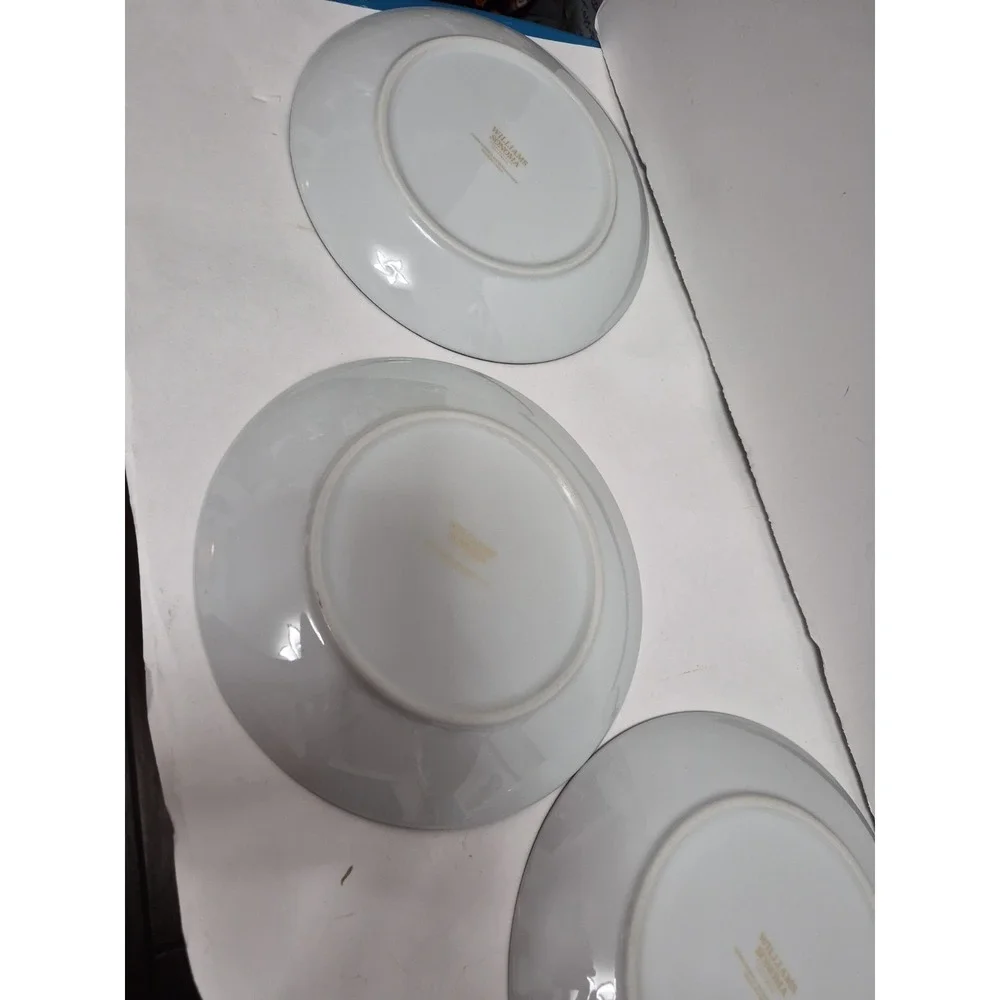 Williams-Sonoma Vintage Halloween Salad Dessert Plates Set of 4 Pumpkn black Cat